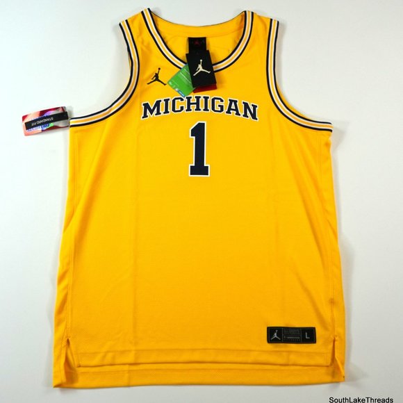 michigan wolverines basketball jersey